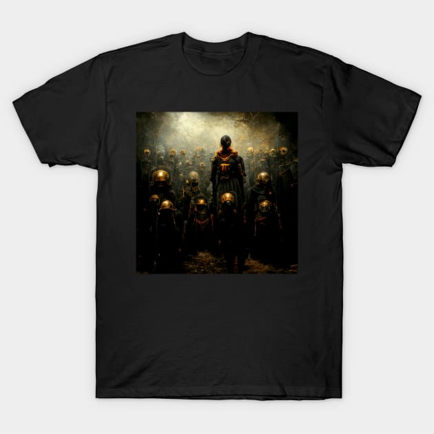 Dark army of hoplites T-Shirt by Classical